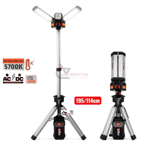 Đèn chiếu sáng công trình pin và điện Hukan G3-WLL19548