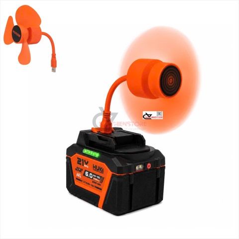 Quạt mini USB Hukan G1-USBFAN5505 ( chưa pin & sạc )