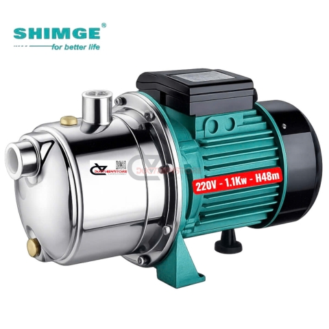 Bơm trục ngang tự mồi Shimge JET1100G2 ( 220V 1.1Kw )