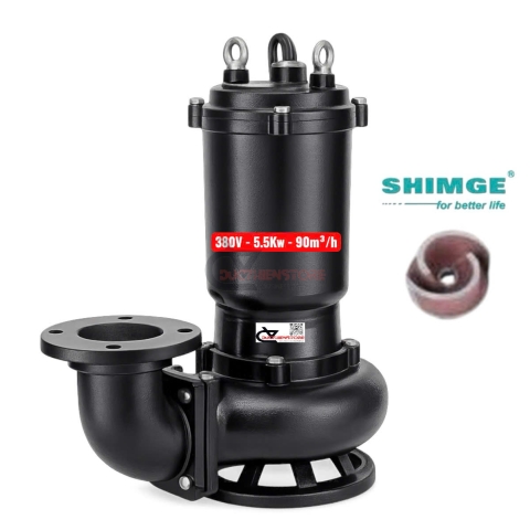 Bơm chìm nước thải Shimge WQK36-22-5.5 ( 380V ~ 5.5Kw )