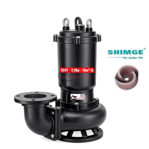 Bơm chìm nước thải Shimge WQK30-18-3.7 ( 380V ~ 3.7Kw )