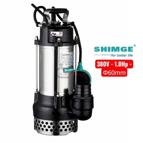 Bơm chìm nước thải inox Shimge WVS 75A2 ( 380V ~ 0.75Kw )