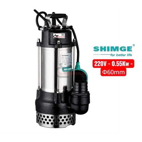 Bơm chìm inox đẩy cao 15m Shinge WVSD 75A2F  ( 220V ~ 0.75Kw )