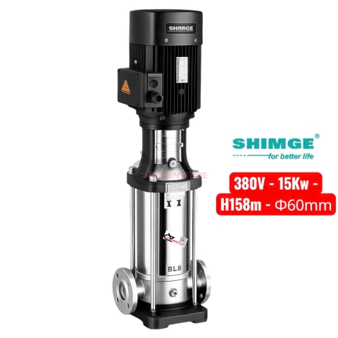Bơm nước trục đứng Shimge ​​BL 20-12 ( 380V - 15Kw )