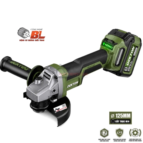Máy mài pin 125mm Dekton M21-AG125XPROMAX ( chưa pin & sạc )