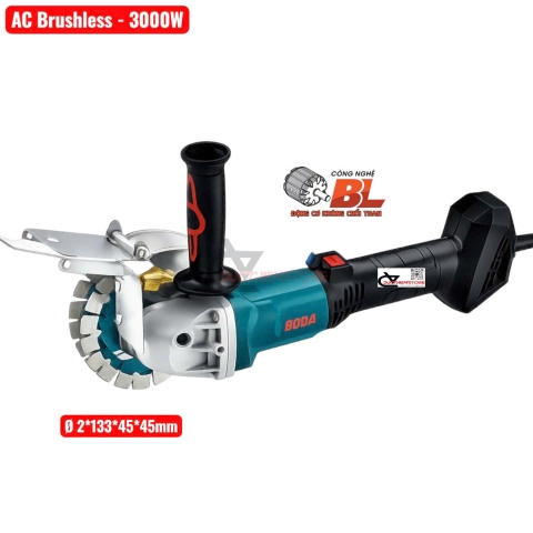 Máy cắt tường 2 lưỡi 133mm Boda CW2-45 AC Brushless