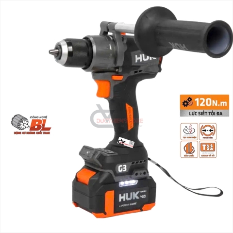 Khoan Pin 120Nm Hukan G3-F120PRO ( chưa pin & sạc )
