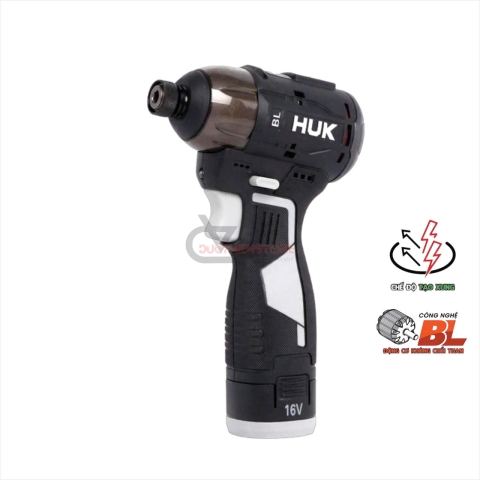 Máy bắn vít 180Nm Pin 16V HUK G3-V180LUX Brushless