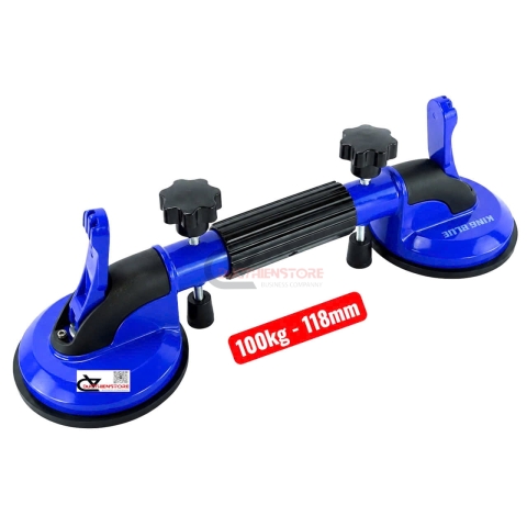 Tay hít kính đôi 100kg Kingblue HK2-118