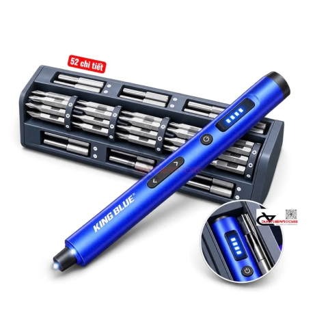Tô vít pin điện tử Kingblue KB-E570l ( 52 chi tiết )
