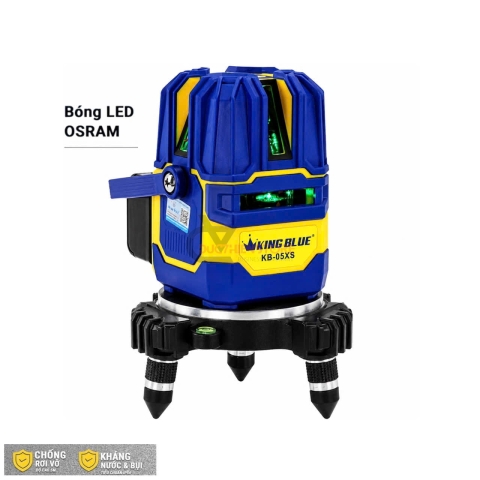 Máy cân bằng laser 5 tia xanh Kingblue KB-05XS