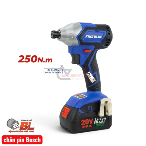 Bắt vít pin 20V Kingblue Kingblue KB20VC1 ( chưa pin & sạc )
