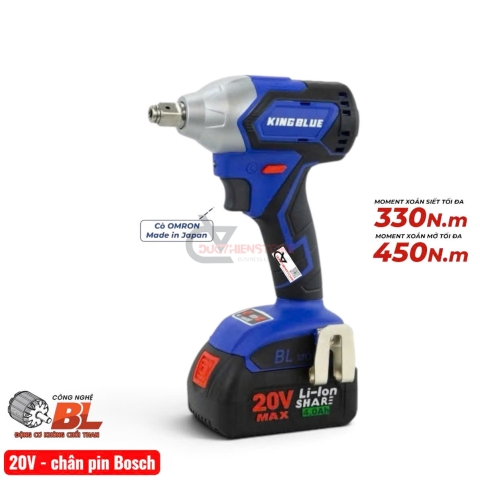Bulong pin 330Nm Kingblue KB20SC1 ( chưa pin & sạc )