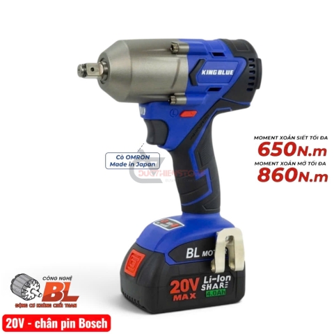 Bulong pin 650Nm Kingblue KB20SE1 ( chưa pin & sạc )