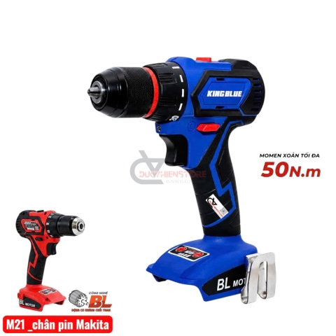 Máy khoan pin 10mm Kingblue KM18QB ( chưa pin & sạc )