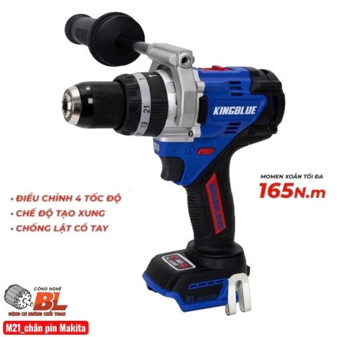 Máy khoan pin 165Nm Kingblue K18QES ( chưa pin & sạc )