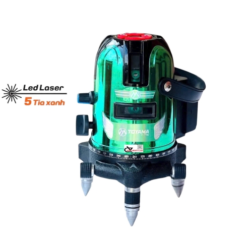 Máy cân bằng laser 5 tia xanh Toyama T-778