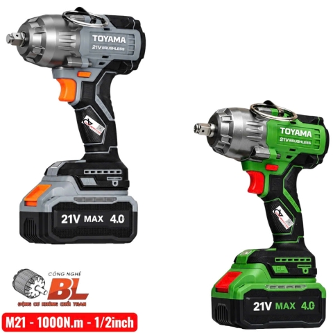 Máy siết bulong pin 21V Toyama B-1000B ( chưa pin & sạc )