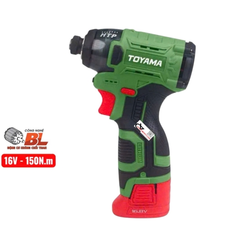 Máy bắn vít pin 16V Toyama CV08 Brushless ( Bộ )