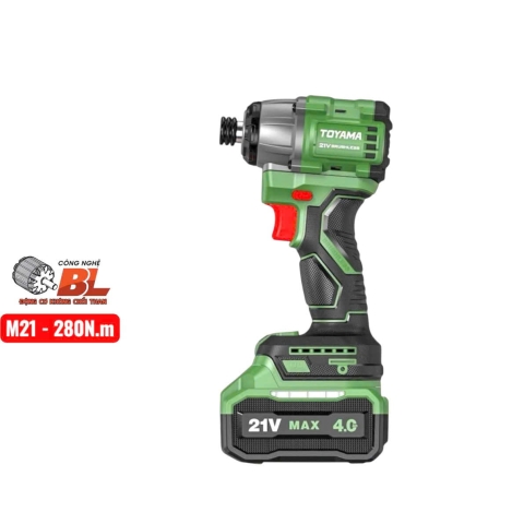 Máy bắn vít pin 21V Toyama CV-280AT Brushless ( chưa pin & sạc )