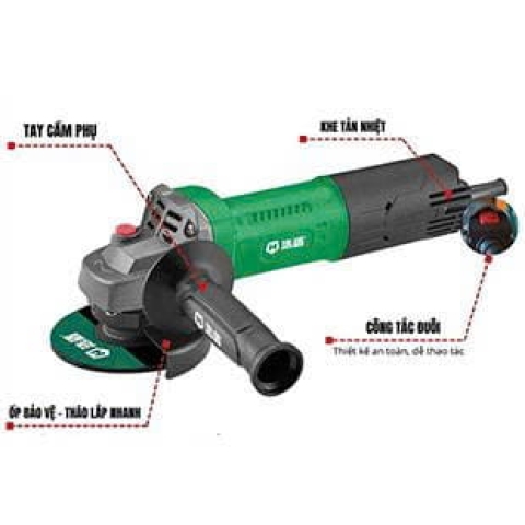 Máy mài góc 1400W Haodun HD1-100  AC Brushless