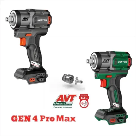 Máy bắn bulong pin Dekton M21-IW680PROMAX ( chưa pin & sạc )