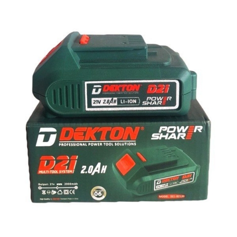 Pin Dekton 21V 5cell 2.0Ah D21-B2120