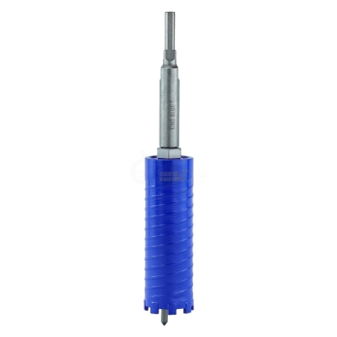 Mũi khoan rút lõi Khô 50mm Kingblue KRS-50*155 ( chân lục giác và đầu chuyển SDS )