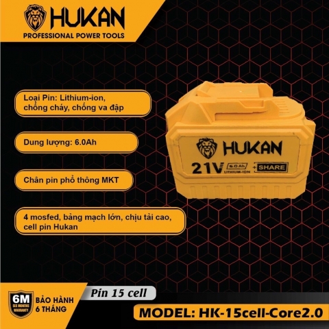 PIN HUKAN 15 cell 6Ah