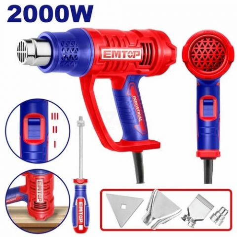 Máy thổi hơi nóng 2000W Emtop EHGN20045 ( 550 độ C )