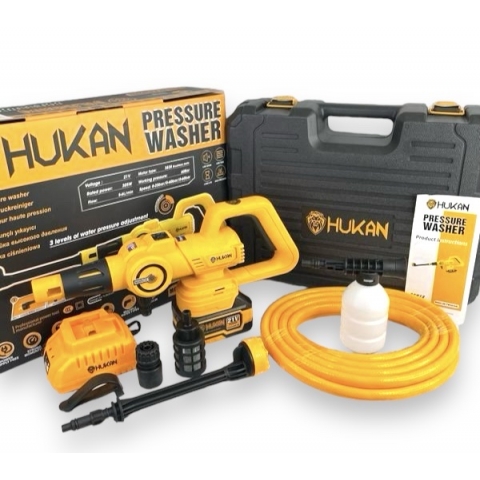 Combo Máy Rửa Xe Pin Hukan Hk-PW3828BL