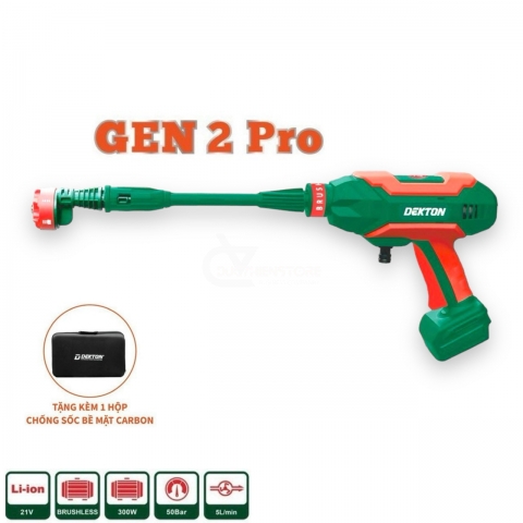 Máy rửa xe Pin 21V Dekton M21-SRX1401PLUS Brushless