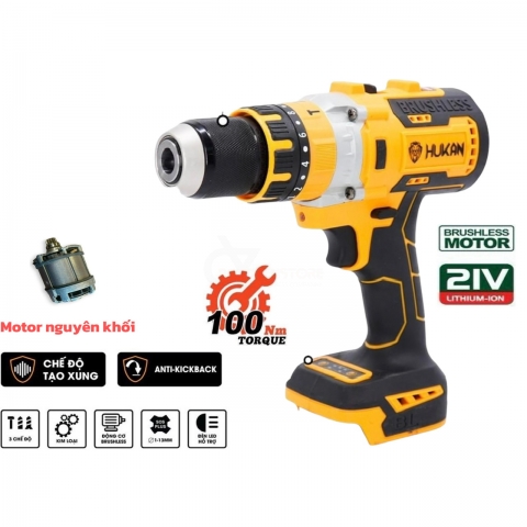Thân Máy Khoan Pin HuKan HK-Z1600BL Phiên Bản Nâng Cấp ( Chưa Pin & Sạc )