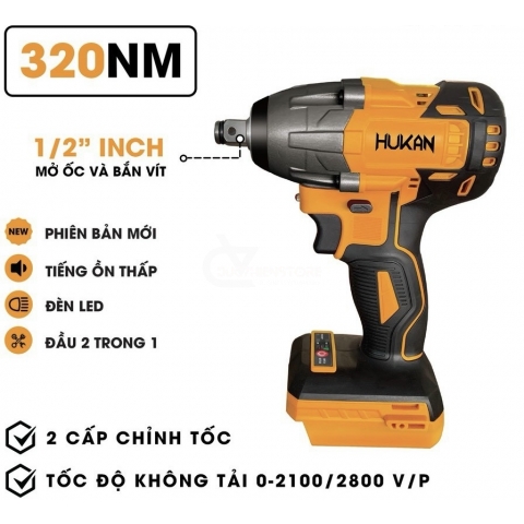 Thân Máy Siết Bulong Hukan HM21-G1IW-X2 ( Chưa Pin & Sạc )