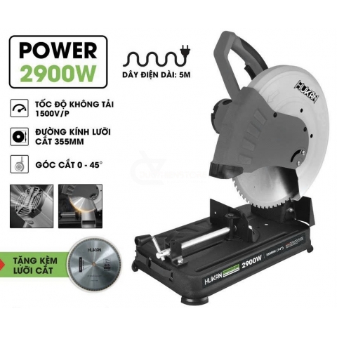 Máy Cắt Sắt Lưỡi Hợp Kim HUKAN HK-G2-CHK2900W Gen 2