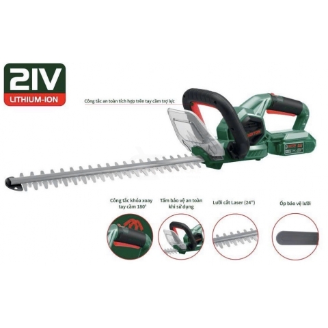 Máy cắt tỉa hàng rào Pin 21V Dekton D21-CHR610 ( kèm đế chuyển sang chân M21 )