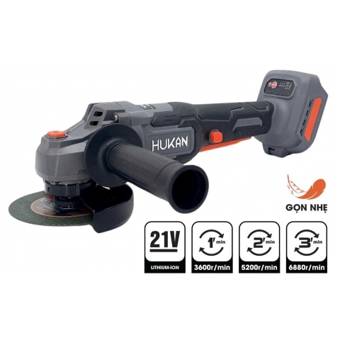 Máy mài Pin 21V Hukan G1-AGS6400 Brushless