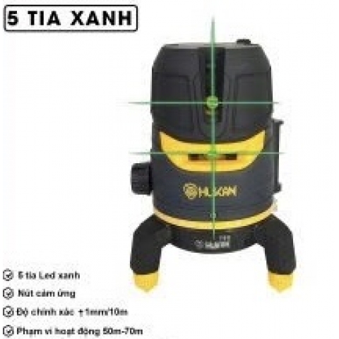 Máy cân bằng Laser 5 tia xanh Hukan T99
