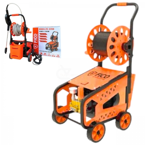 Máy rửa xe cao áp 3.2kW FICO FC-3200 chỉnh áp xe đẩy