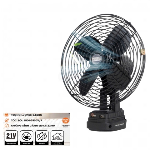 Quạt Pin 21V Hukan G1-QCT08 ( chưa Pin & Sạc )