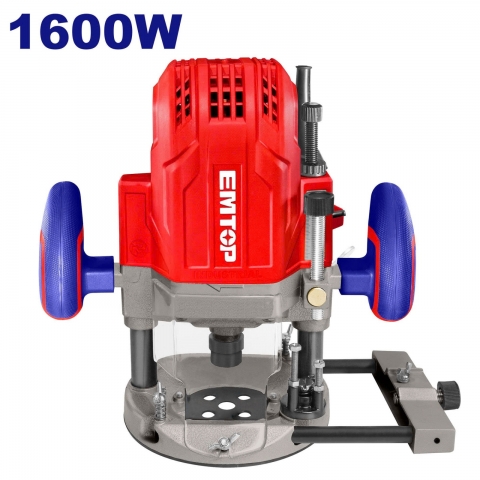 Máy phay gỗ 2 tay cầm 1600W Emtop EERR1601