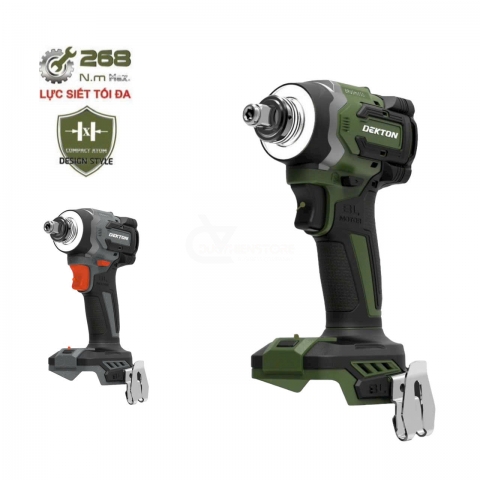 Máy siết bulong Pin 21V Dekton M21-CV268PLUS ( chưa Pin & Sạc )
