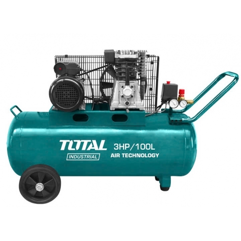 Máy nén khí dây coroa 100 lít Total TC1301006 ( có dầu )