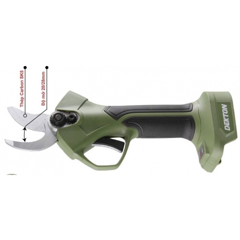 Kéo cắt cành 28mm Pin Dekton M21-MCC28XPRO ( chưa Pin & Sạc )