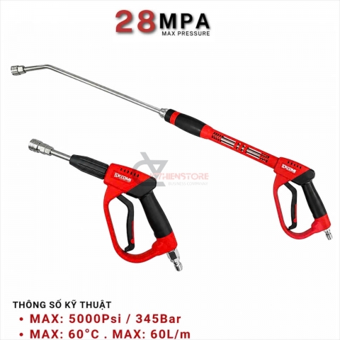 Súng xịt cao áp DDeko KM-PG-19 ( max 28 MPA )