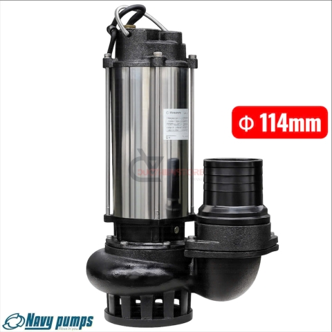 Bơm chìm inox công nghiệp 3.0Kw Navy QDX75-7-8-3/220V