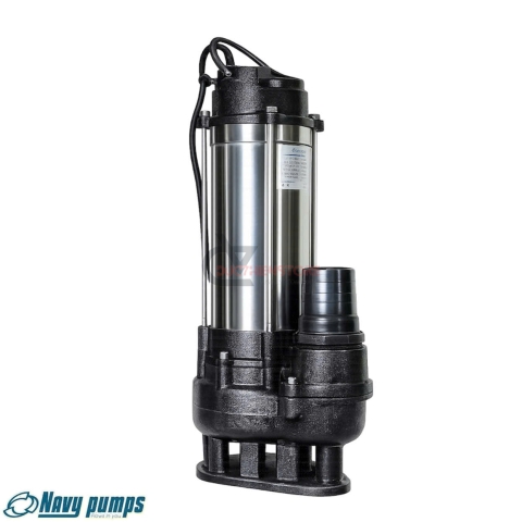 Bơm chìm inox 1.5Kw Navy NV1500 nước thải