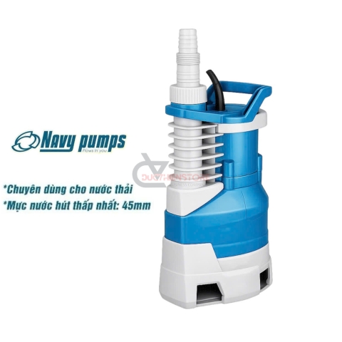 Bơm chìm nhựa nước thải 400W Navy PS4008