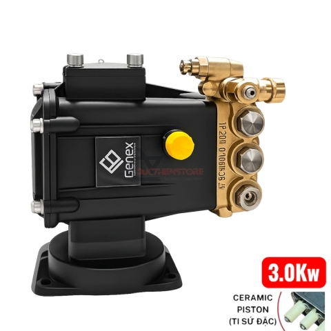 Đầu xịt rửa cao áp 3.0Kw Genex QCTP3-24 ( ti sứ )