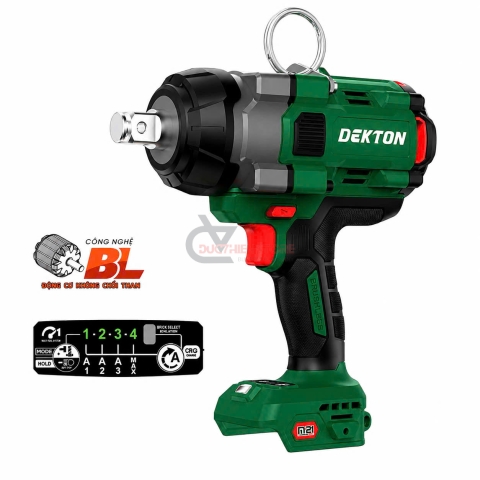 Máy siết bulong Pin 21V Dekton M21-IW1650PRO ( chưa Pin & Sạc )